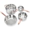 Gibson Home Bransonville 8 Piece Stainless Steel Cookware Set in Chrome and Bronze 128618.08 - alternate 9
