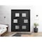 Vdomdoors Slab Barn Door Panel 30 x 80in, Matte Black Frosted Glass, Pocket Closet Sliding SETE6933S-BLK-30 - alternate 8