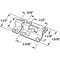 Prime-Line Door and Gate, Slide Barrel Bolt Latch 3 inch with Screws, Galvanized with Brass Bolt and Knob U 117553 - alternate 6