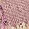 Homeroots 50" X 60" Purple and Ivory Woven Cotton Striped Throw Blanket with Tassels 478664 - alternate 7
