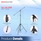 Promaster Tripod Microphone Stand, Adjustable Telescopic Gooseneck, Boom Arm, Universal 5/8in Adapter, Black PRMSMICB - alternate 7