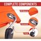 Mytee Products 10 Pack Orange 12in Turbo Saver Exhaust Cover & 21in Rubber Snap Tie w/ Hook, 10PK TSEC-12x10 - alternate 8