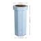 Happimess Fleur 25-Gallon Disposable Corrugated Cardboard Event Trash Can and Recycling Bin, Bridal Blue, 2PK HPM1301B-SET2 - alternate 7