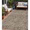 Homeroots 5' X 8' Brown And Beige Abstract Washable Indoor Outdoor Area Rug 599701 - alternate 1