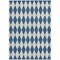 Homeroots 10' X 14' Navy Blue And Ivory Geometric Washable Indoor Outdoor Area Rug 577072 - alternate 8
