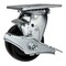 Service Caster 4 Inch Glass Filled Nylon Swivel Caster with Roller Bearing and Brake SCC SCC-30CS420-GFNR-TLB - alternate 1