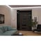 Vdomdoors Aluminum Door Iron 0255 Black Entry Steel Metal Classic Painted 64 x 94 (16+36+16 x 80+14)-Left Ins IRON0255EXD-BLK-W16+36+16xH80+14-LH-I - alternate 4