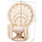 Bali & Pari Nafisa Natural Rattan Peacock Chair 267-14620-ZORO - alternate 9