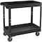 Lorell Utility Cart, Steel, 400 lbs Load Capacity, 30 in L, 16 in W, 32 in H 59689 - alternate 1