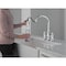 Delta Renaldi Two Handle Pull-Down Bridge Kitchen Faucet Lumicoat Chrome 2384L-PR-DST - alternate 7