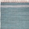 Homeroots 3' X 5' Teal Striped Hand Woven Area Rug With Fringe 557085 - alternate 7