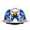 Pip Full Brim Smooth Dome Hard Hat w/Fiberglass Resin Shell, Graphic Eagle Design, 8-Point Riveted Textil 280-HP1481EAG-01 - alternate 7