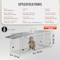 Vevor Live Animal Cage Trap 31" x 10" x 12" Humane Cat Trap Cats Squirrels Mouse LB-28A - alternate 7