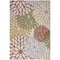 Homeroots 6' X 9' Ivory Green And Blue Indoor Outdoor Area Rug 527606 - alternate 8