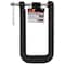 Performance Tool 8 in. Deep Throat C-Clamp, Heavy Cast Iron, Swivel Base W3982 - alternate 6