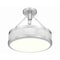 Z-Lite Quinn Satin Nickel 1 Light Semi Flush Mount 3046SF15-SN-LED - alternate 7