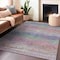 Homeroots 9' X 12' Blush Striped Washable Indoor Outdoor Area Rug 608459 - alternate 8