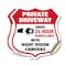 Signmission Private Driveway Shield Sign Under 24 Ho, 6 inch X 6 inch, Vinyl Decal, 2PK SHI-D-2PACK-6-437 - alternate 1