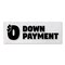 Signmission $0 Down Payment, 24 Inch, Decal D-24-30332 - alternate 1