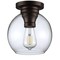 Jonathan Y Atlas 7.75" Metal/Glass LED Flush Mount, Oil Rubbed Bronze JYL7443A - alternate 8