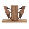 Homeroots Set of Two Brown Wood Bird Decorative Bookends, 2PK 633975 - alternate 1