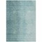 Homeroots 9' X 12' Teal Blue And Aqua Abstract Washable Indoor Outdoor Area Rug 588236 - alternate 9