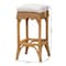 Bali & Pari Muy Bohemian Scallop Honey Rattan Bar Stool 252-13664-ZORO - alternate 9