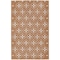 Homeroots 4' X 6' Copper Geometric Indoor Outdoor Area Rug 572561 - alternate 8