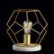 Jonathan Y James 10" MidCentury Glam Metal/Marble Geometric LED Table Lamp, Brass JYL1047A - alternate 10