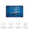 Trademark Fine Art Outdoor Canvas Art Barathieu Gabriel 'Pod Of Dolphin' Wall Art for Patios, or Gardens 1X11060-OC1624WR - alternate 4