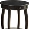 Homeroots 24" Black Wood Round End Table With Drawer And Shelf 286302 - alternate 9