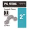 Carlon 2" Conduit Clamp, PVC, Gray, 5PK E977JCR-CTN - alternate 5