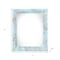 Homeroots 4" x 6" Blue Solid Wood Tabletop Picture Frame 386560 - alternate 5