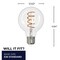 Bulbrite LED Filament 5W, Dimmable G25, Clear Glass, E26 Base, 2100K, 350 Lm, 4PK 862868 - alternate 4