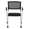 Office Star Products FC Series Flex Back Nesting Chair, Black FC8486-231 - alternate 9