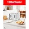 Betty Crocker Betty Crocker4-Slice Toaster, 1500W, Variable Toast Shade Control Dials, High Lift Feature, White BC-5635W - alternate 11