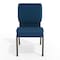 Flash Furniture 18.5"W Stacking Church Chair in Navy Blue Fabric, 4PK 4-XU-CH-60096-NVY-DOT-GG - alternate 8