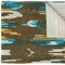 Homeroots 50" X 70" Brown And Blue Ikat Cotton Quilted Kantha Throw Blanket with Embroidery 544536 - alternate 6