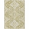 Homeroots 8' X 10' Wheat Gold And Ivory Medallion Washable Indoor Outdoor Area Rug 589059 - alternate 9
