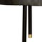 Homeroots 56in Dark Gray and Black Upholstered Genuine Leather Bench 489314 - alternate 5