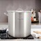 Megachef Professional Kitchen 52.8 Quart Round Stainless Steel Stock Pot with Lid MG-200707 - alternate 6