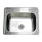 Kingston Brass 25-Inch Stainless Steel Self-Rimming Single Bowl Drop-In Kitchen Sink, 1-Hole with Strainer KGKTS2522911 - alternate 1