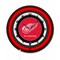 Holland Bar Stool Detroit Red Wings 19 Double Neon Wall Clock Clk19BK - alternate 1