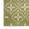 Homeroots 6' X 9' Green And Ivory Geometric Indoor Outdoor Area Rug 572907 - alternate 9