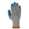 Ansell Latex Coated Gloves, Natural Latex Rubber, Crinkled, Palm, 4 Abrasion Level, Blue, 9 12 PK 206402 - alternate 4