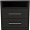 Homeroots Two Piece Black and Gray Bedroom Set 530261 - alternate 15