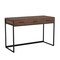 Martha Stewart 19.75 in. D X 47.25 in. W X Engineered Wood, Steel, Walnut Top/Oil Rubbed Bronze Frame ZG-ZP-028-BR-BK-MS - alternate 1
