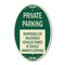 Signmission Private Parking Inoperable or Unlicensed Vehi, 12 In X 18 In Architectural, Heavy Gauge Aluminum A-OV-G-1218-23256 - alternate 1