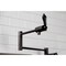 Kingston Brass Deck Mount Pot Filler Faucet, Oil Rubbed Bronze KS4705PKL - alternate 6