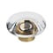 Amerock Glacio 1-3/4 in 44 mm Diameter Clear/Champagne Bronze Cabinet Knob BP36652CCZ - alternate 1